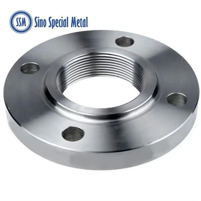 DIN 2565-2569 UNS N02200 JIS NW 2200 WNR 2.4066 Nikkel 200 Flenzen met schroefdraad en hals